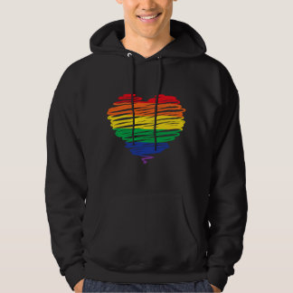 LGBT Regenbogenflagge Liebe unterstützt Gleichbere Hoodie