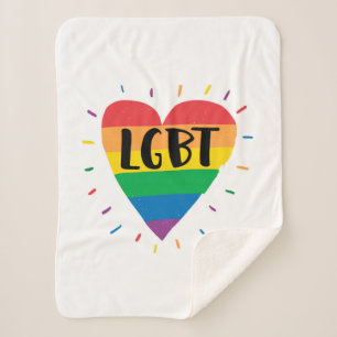 LGBT-Regenbogenherz Sherpadecke