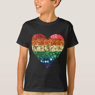 lgbt Regenbogenherz T-Shirt