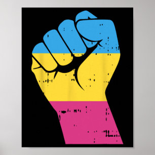 LGbt Resist Fist Vintag Hand Pan Prid Pan Pan Pan Poster