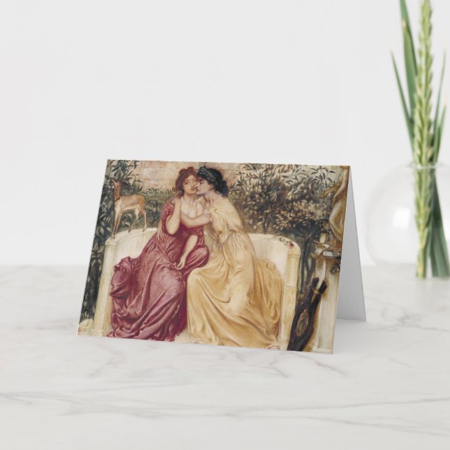LGBT Sappho Greeting Card Karte (Vorderseite)