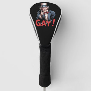 LGBT Schwulen-Verbündeter Stolz Monat Lustig Golf Headcover