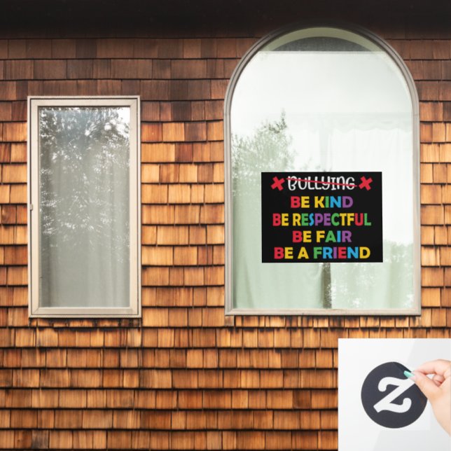 LGBT sind nett Fensteraufkleber (Fenster Zuhause)