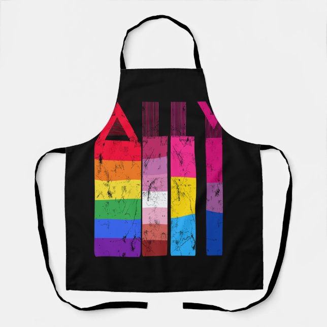 LGBT Stolz Allg Gay Lesbisch Bisexuelle Trans Prix Schürze (Vorderseite)