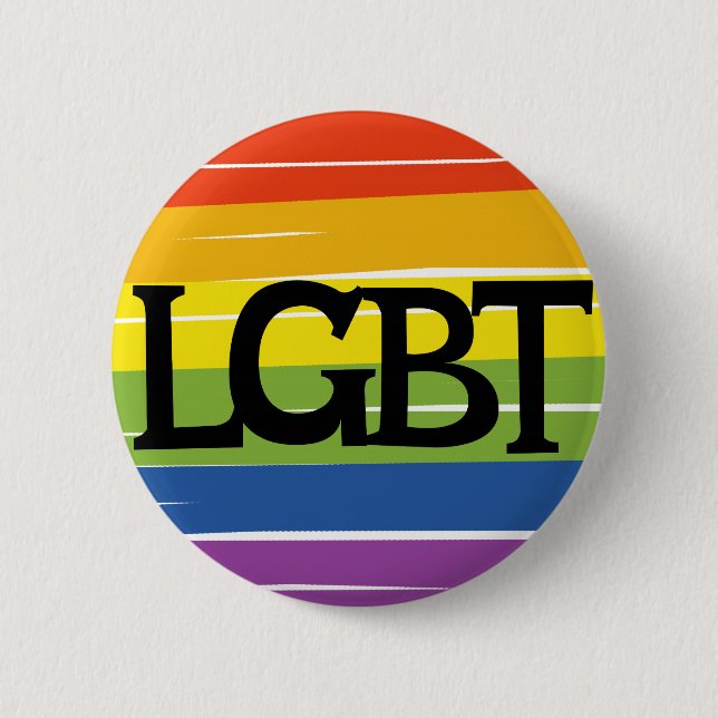 LGBT Stolz Button (Vorderseite)