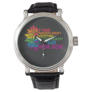 LGBT-Stolz Eltern akzeptieren Ich bin jetzt deine Armbanduhr