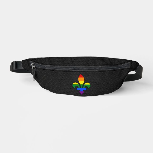 LGBT-Stolz-fleur-de-lis Bauchtasche (Vorderseite)