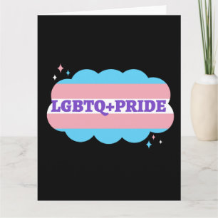 LGBT+Stolz. Gay-Regenbogen-Liebe. Karte