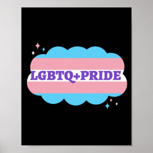 LGBT+Stolz. Gay-Regenbogen-Liebe. Poster