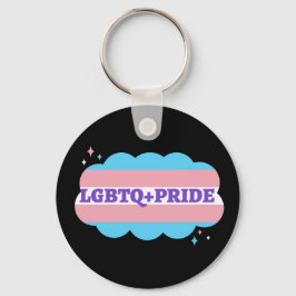 LGBT+Stolz. Gay-Regenbogen-Liebe. Schlüsselanhänger