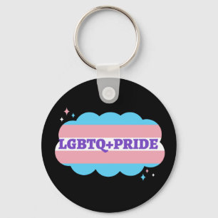 LGBT+Stolz. Gay-Regenbogen-Liebe. Schlüsselanhänger