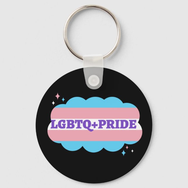 LGBT+Stolz. Gay-Regenbogen-Liebe. Schlüsselanhänger (Vorderseite)