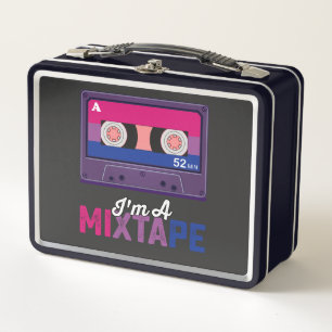 LGBT Stolz Ich Bin Eine Mischband-Kassette Bi Metall Brotdose