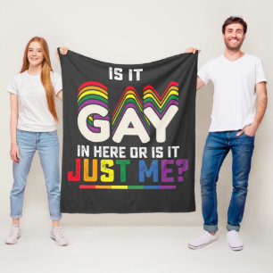LGBT Stolz Ist Es Schwul Hier Drinnen Oder Bin Ich Fleecedecke