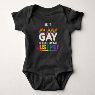 LGBT-Stolz ist hier schwul oder ist es nur ich Baby Strampler