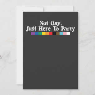 LGBT-Stolz ist nicht einfach nur hier, um Party-Un Einladung