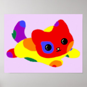 LGBT+ Stolz Katzenposter Poster
