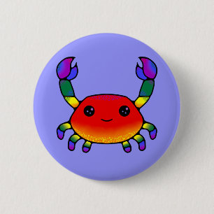 LGBT+ Stolz-Krebs-Button Button