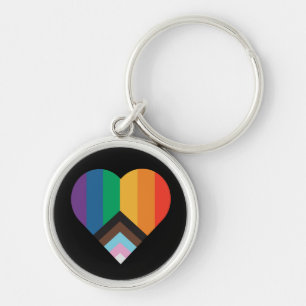 LGBT+Stolz Liebe. Rainbow-Flag-Schlüsselanhänger Schlüsselanhänger