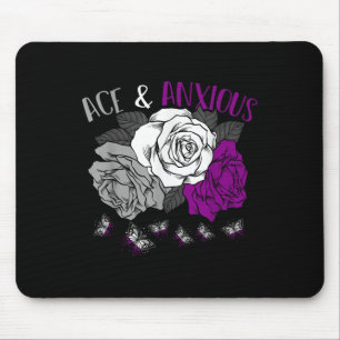 LGBT-Stolz Lustige Aualität Ace Aual Flagge Gesche Mousepad