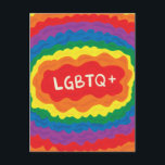 LGBT Stolz. que, Regenbogenfarbe. Postkarte<br><div class="desc">LGBT Stolz. que,  Regenbogenfarbe. Diese Regenbogenfarben zeigen den Stolz auf lesbisch,  schwul,  bisexuell,  transgender und queen Stolz.</div>