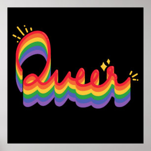 LGBT+ Stolz. Quee Liebe. Poster
