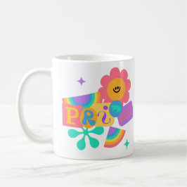 LGBT+Stolz. Rainbow-Liebe. Sonnenblumen-Liebe. Kaffeetasse
