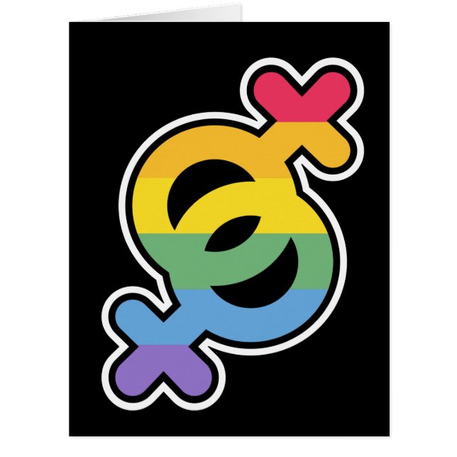 LGBT+Stolz. Regenbogen. (Vorderseite)