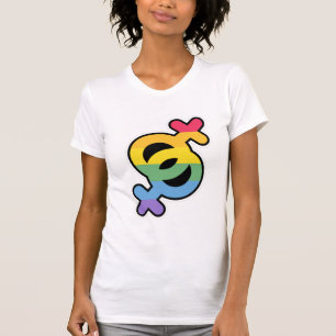LGBT+Stolz. Regenbogen. T-Shirt