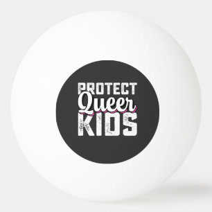 LGBT-Stolz Schützt Queere Kinder Tischtennisball