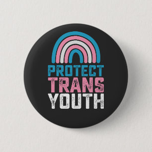 LGBT Stolz Schützt Trans Transgender Jugendliche K Button