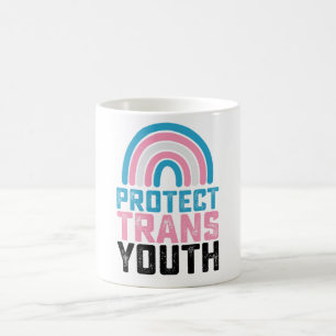 LGBT Stolz Schützt Trans Transgender Jugendliche K Kaffeetasse