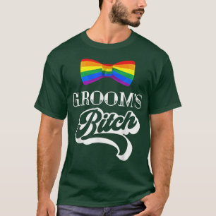 LGBT-Stolz Schwule Junggesellenabschied Bräutigam T-Shirt