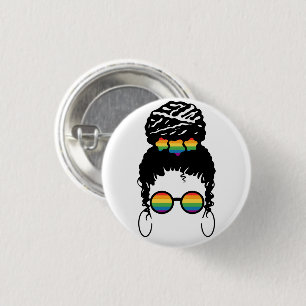 LGBT-stolz. Schwule Liebe. Button
