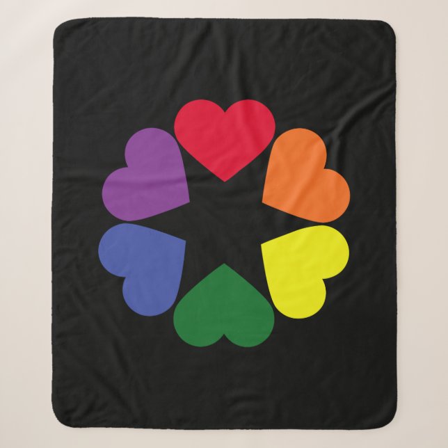 LGBT-Stolz Sherpadecke (Vorderseite)
