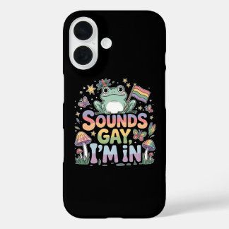 LGBT stolz Sounds Gay I bin in iPhone 16 Hülle