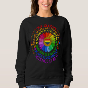 LGBT-Stolz Soziale Bewegung Frauen Liebe Sunflove Sweatshirt