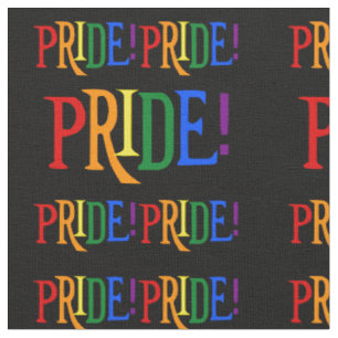 LGBT-Stolz-Textschild Stoff