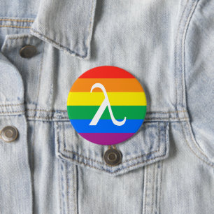 LGBT-Stolz und Aktivismus Lambda Button