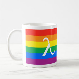 LGBT-Stolz und Aktivismus Lambda Kaffeetasse