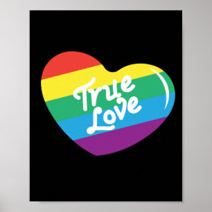 LGBT+Stolz. Wahre Liebe Poster