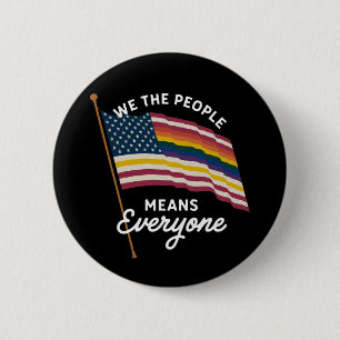 LGBT-Stolzparade Wir das Volk bedeutet jeden  Button