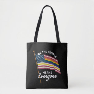 LGBT-Stolzparade Wir das Volk bedeutet jeden  Tasche