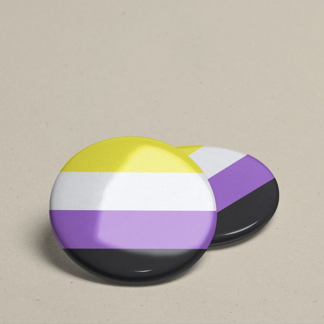 LGBT-Symbol für das nicht binäre Prix-Community-Fl Button (Von Creator hochgeladen)