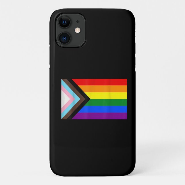 LGBT-T - Shirt mit dem Status "Progress Prilag" Case-Mate iPhone Hülle (Rückseite)