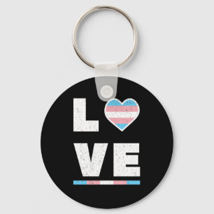 LGBT Transgender Pride Flag Distressive Grunge Lie Schlüsselanhänger