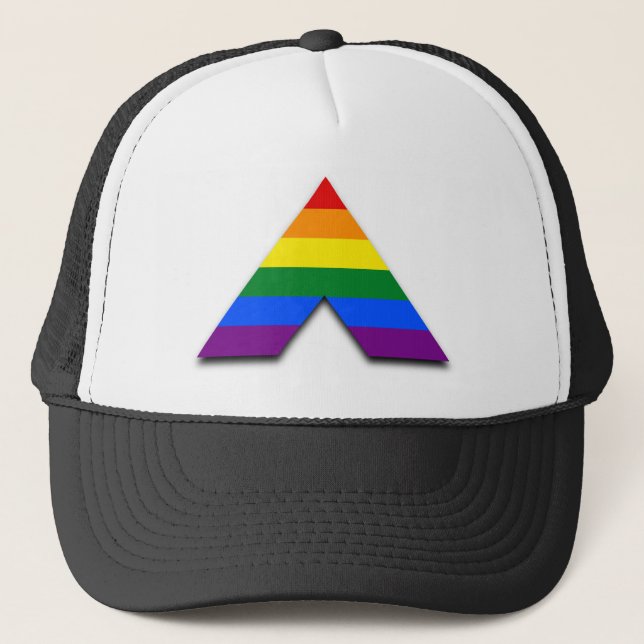 LGBT Trucker Hut Truckerkappe (Vorderseite)