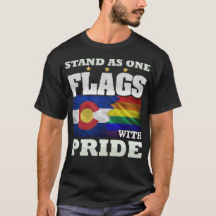 LGBT- und Colorado-Staat  T-Shirt