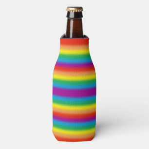 LGBT-Unterstützung für Gay Pride-Regenbogenstreife Flaschenkühler