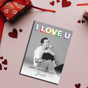 LGBT Valentinstag Grußkarte Feiertagskarte